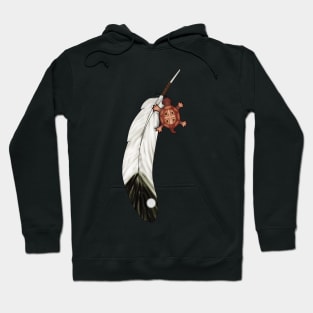 Native Turtle Feather Hoodie